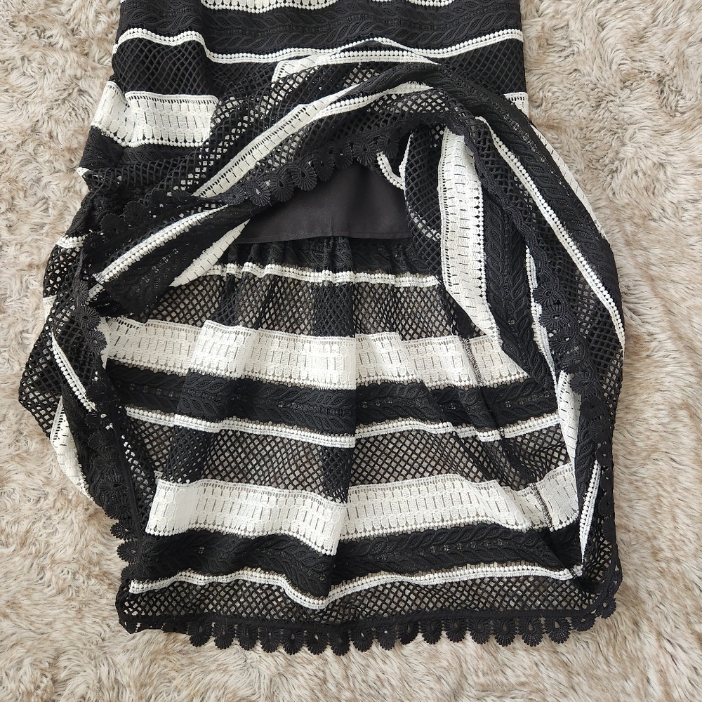 La Maison Talulah Darling One Midi Dress Black And White NWT Women's Size XL - Picture 5 of 14